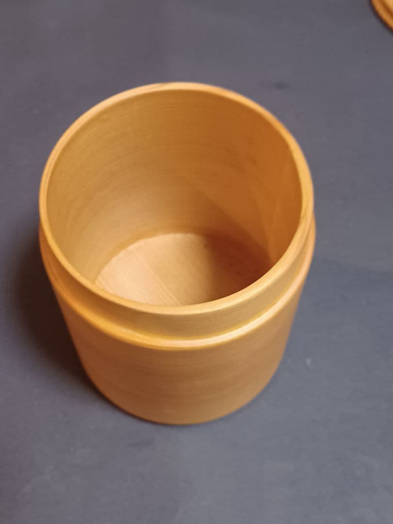 柴田慶信商店 お曲げわっぱ 茶筒