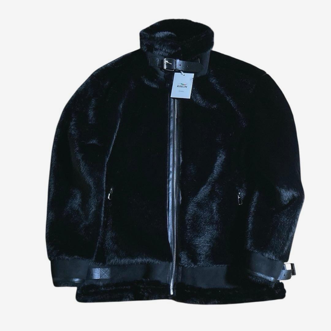 新品タグ付き✨【RISELIN】 ミンクファーコート ジャケット 毛皮 (M)
