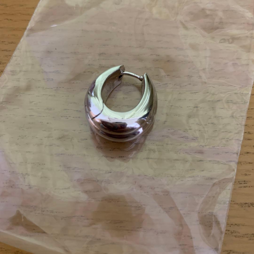 TOMWOOD トムウッド ピアス Ice Hoop アイスフープ シルバー片耳