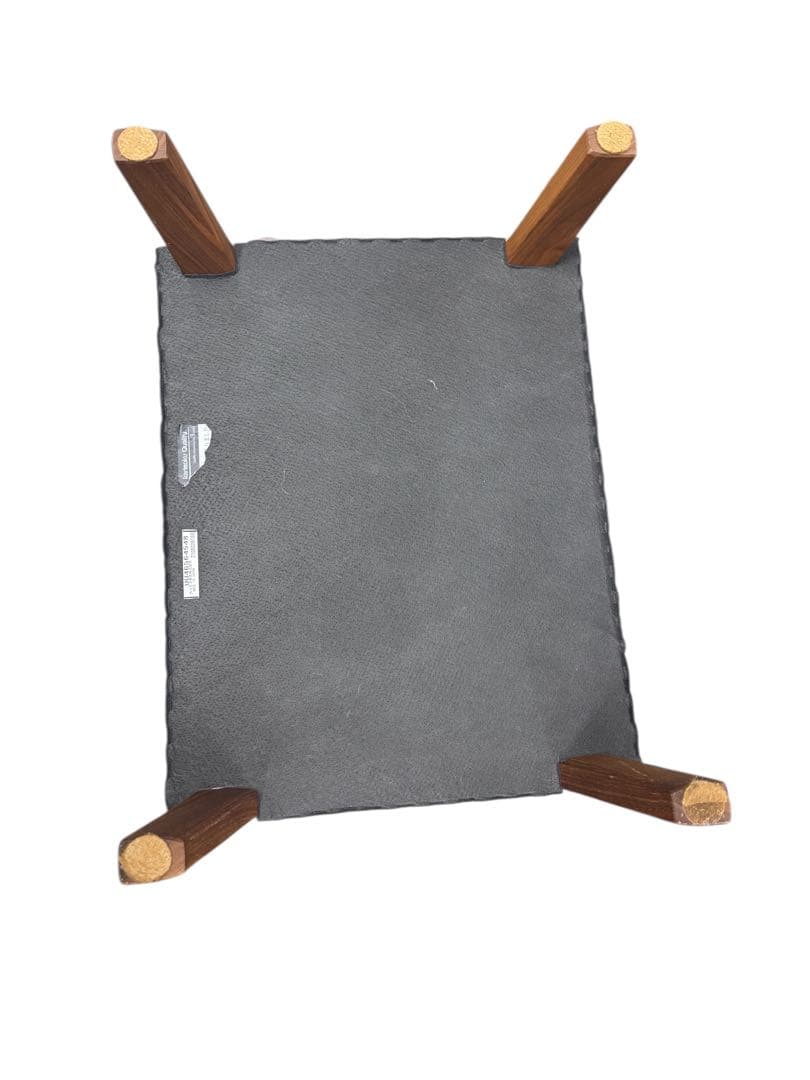 カリモク UU4656 スツール ウォールナットナチュラル ラムース