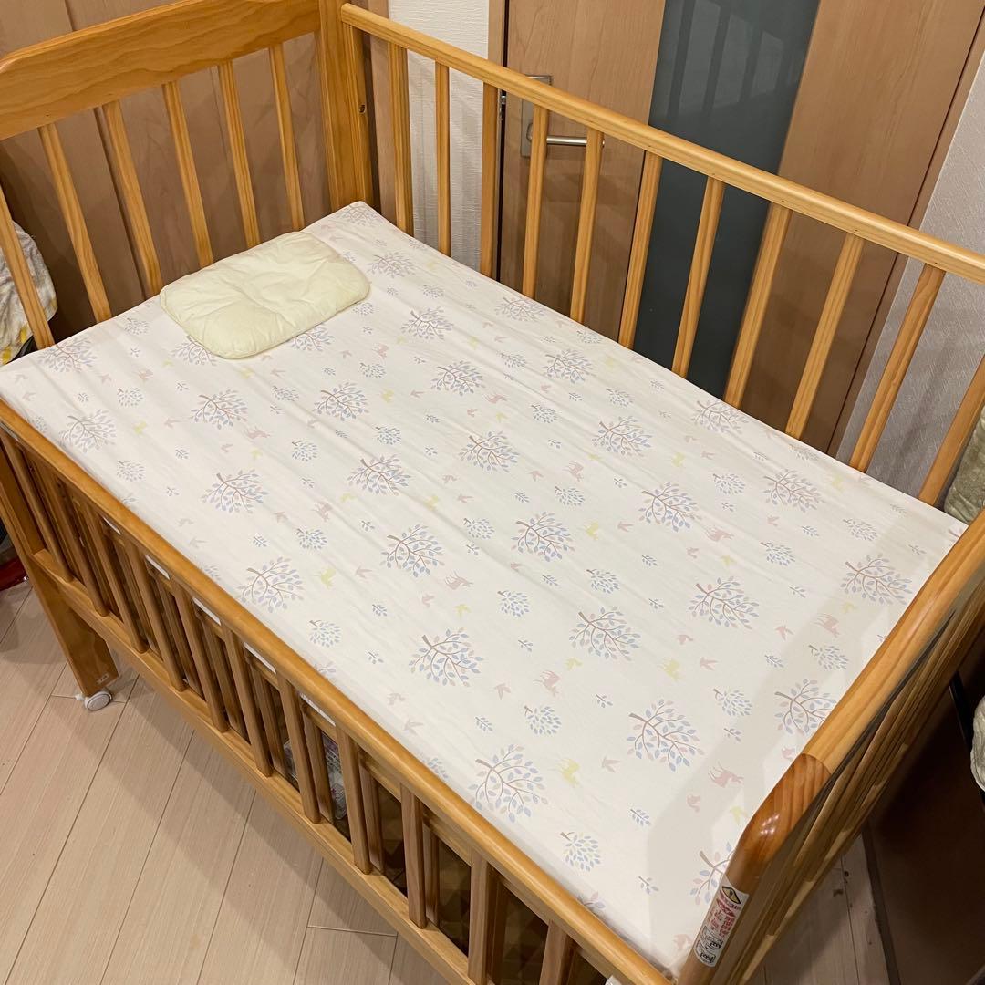 兵庫県 大阪府 KATOJI カトージ ベビーベット ハイタイプ ハイシート