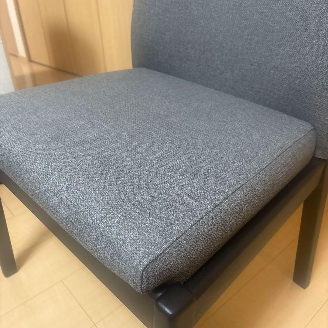 ダイニングチェア【グレー】超美品1脚
