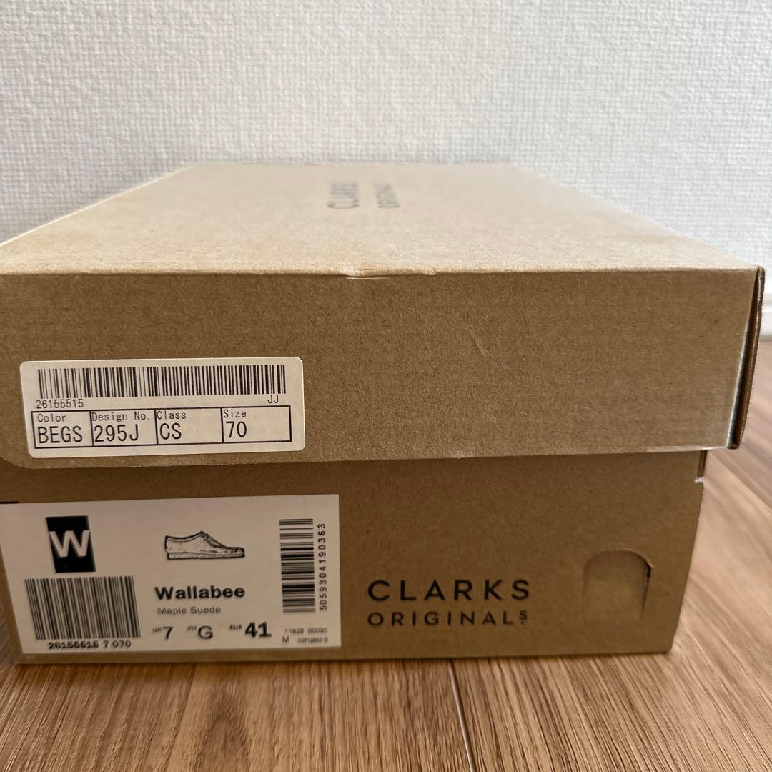 CLARKS ORIGINAL's Wallabee メープル UK7