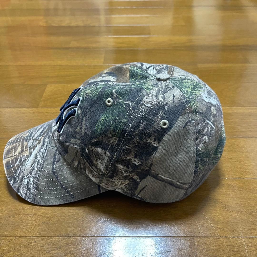美品！47 Brand キャップ ヤンキース 帽子 リアルツリー カモ