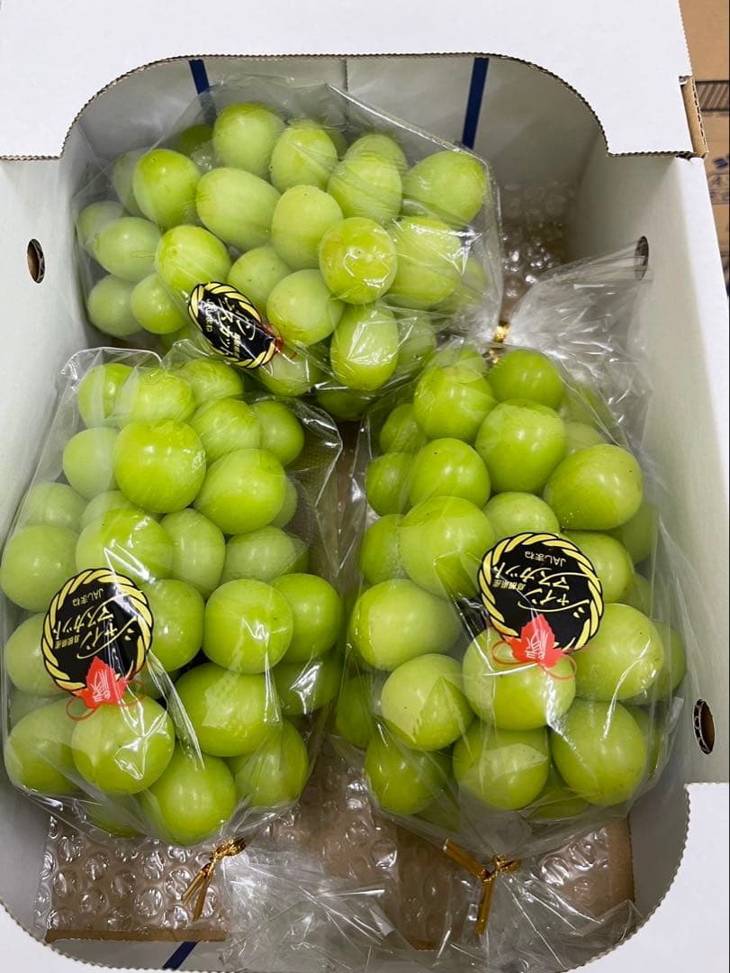 68【島根県産】シャインマスカット約2キロ(3〜5房)×2