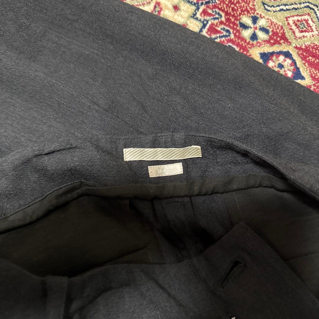 パンツ blurhmsWool Rayon Silk Super Wide Slacks