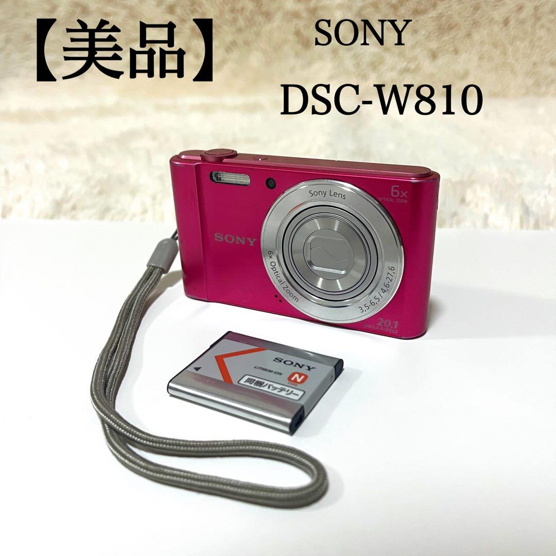 【美品】Sony Cyber-shot DSC-W810 デジカメ ピンク