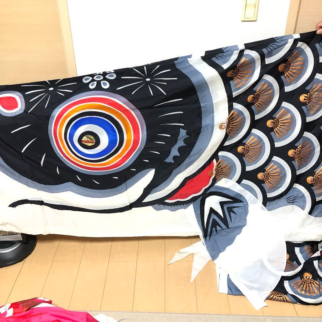 鯉のぼり　キング印　金太郎　7m 7m 6m 5m 計4本　カネボウナイロン