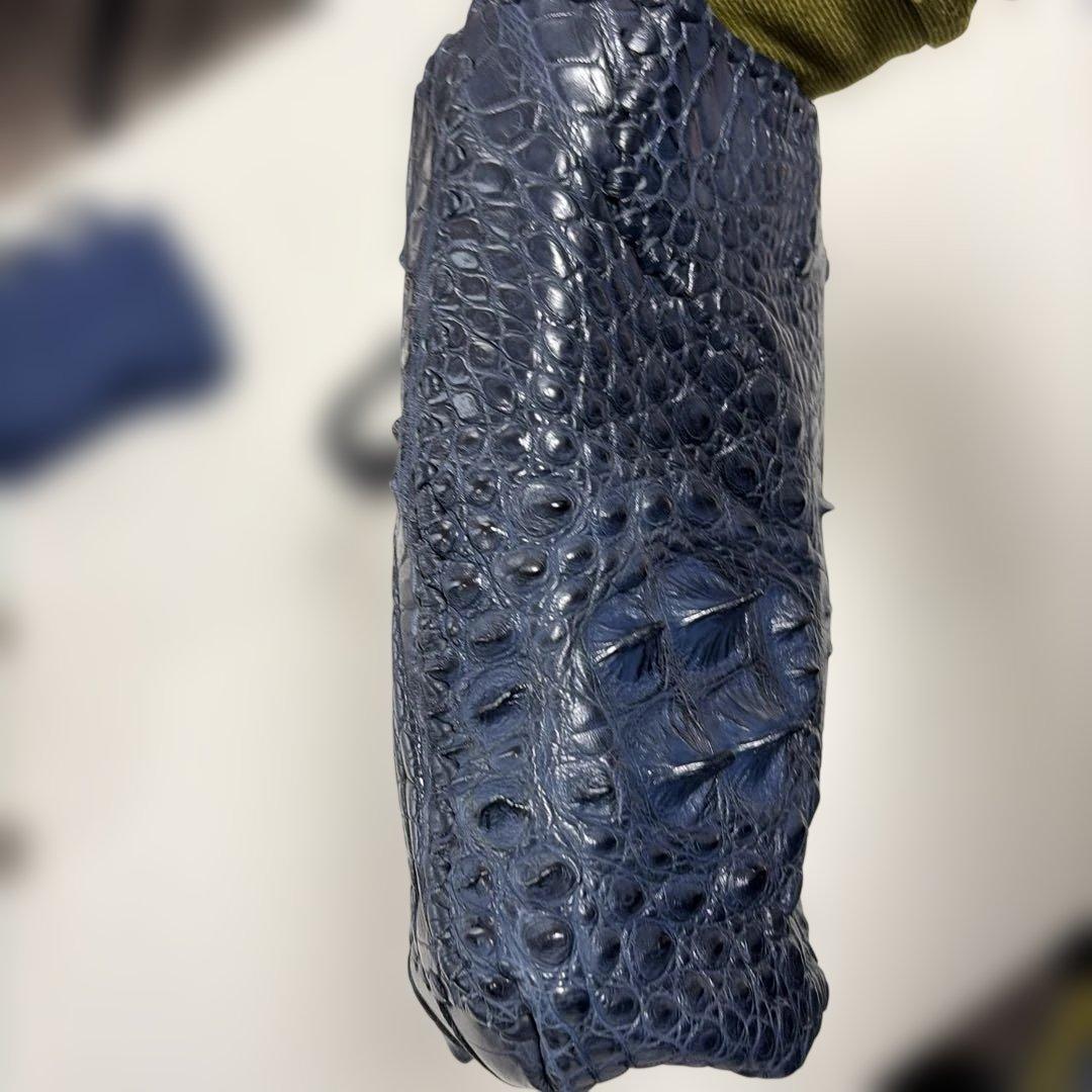 まさちゃん専用〜！IBIZA　濃紺　ワニ革　ショルダーバッグ　美品！