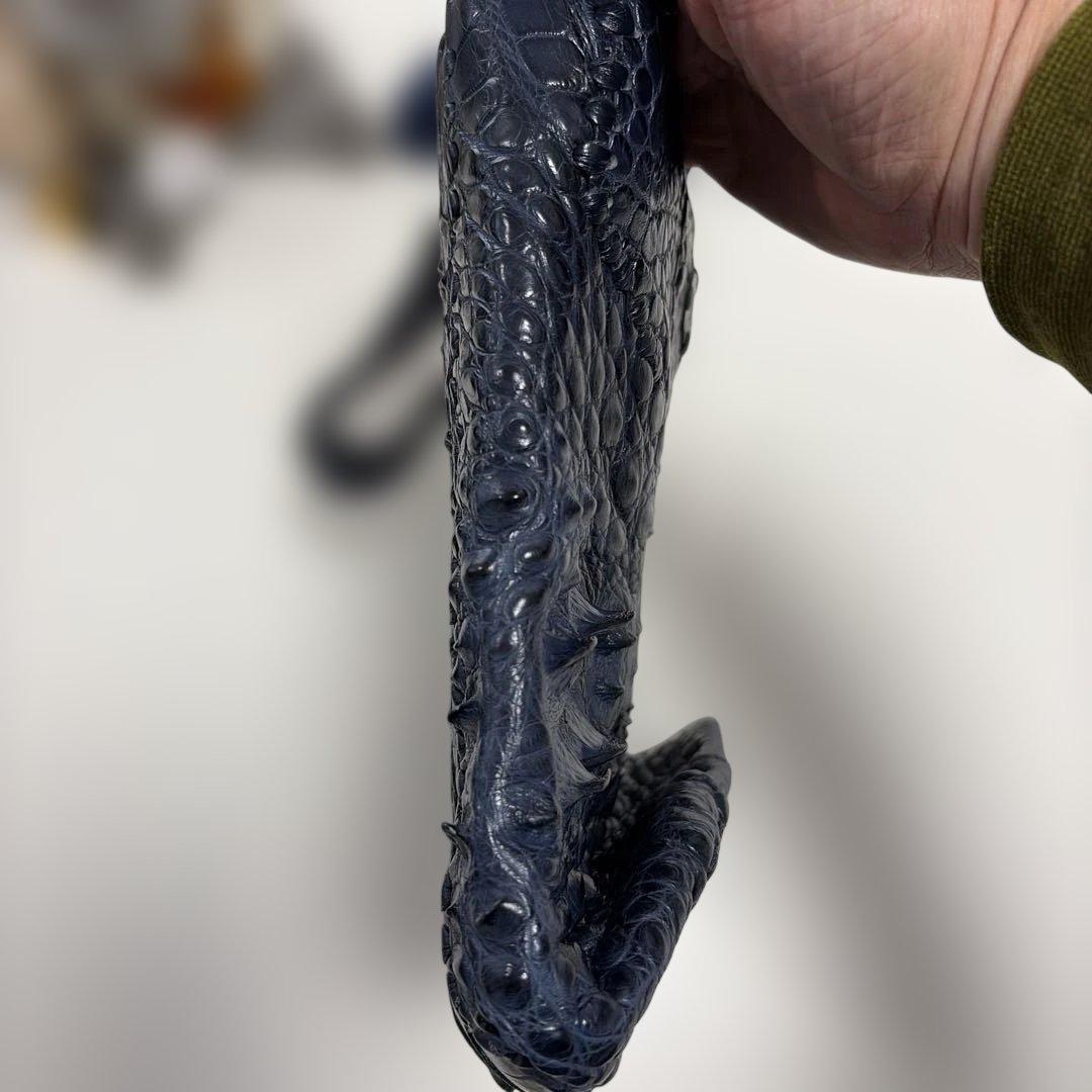 まさちゃん専用〜！IBIZA　濃紺　ワニ革　ショルダーバッグ　美品！