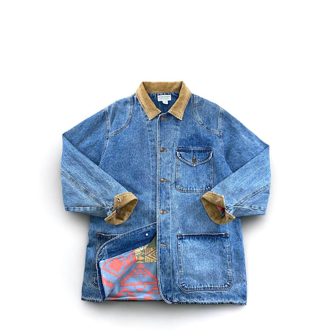 90s バナナリパブリック SAFARI＆TRAVEL デニム カバーオール