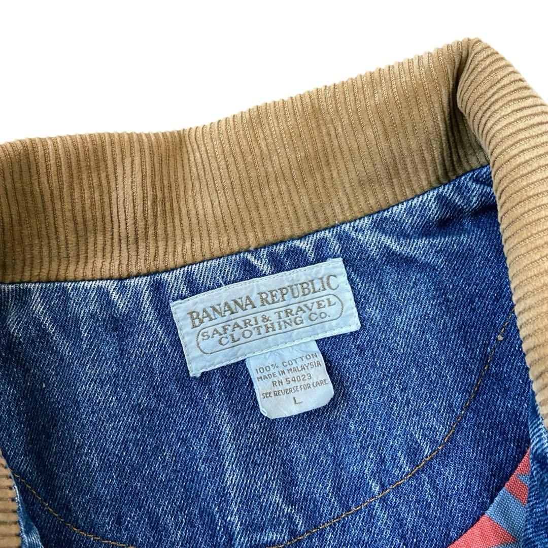 90s バナナリパブリック SAFARI＆TRAVEL デニム カバーオール