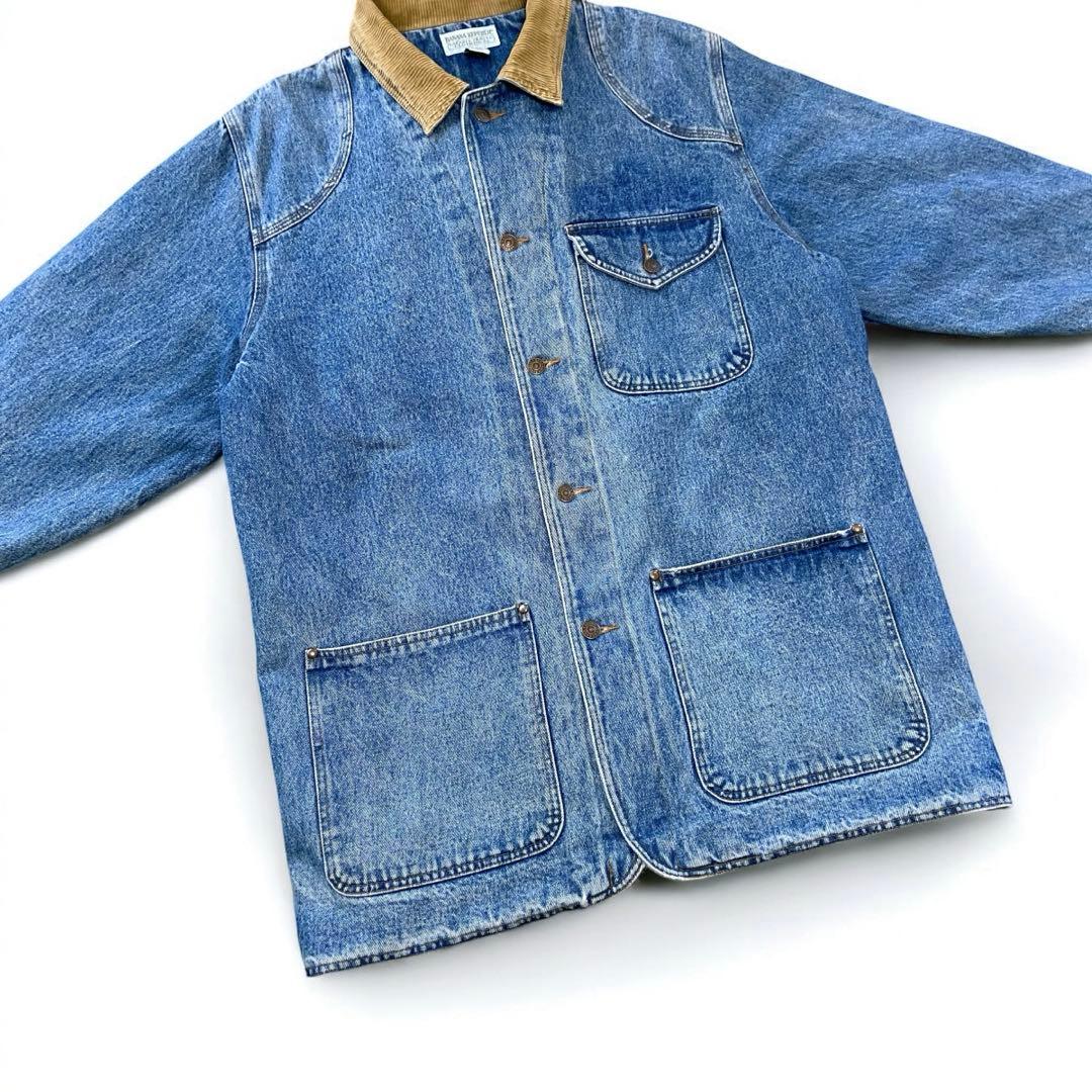 90s バナナリパブリック SAFARI＆TRAVEL デニム カバーオール