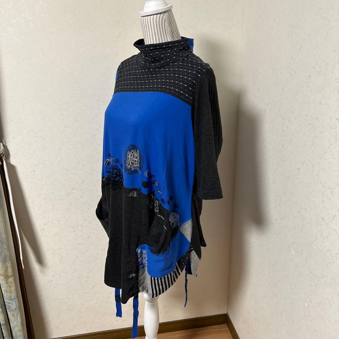 ５分袖チュニック　センソユニコ(慈雨)