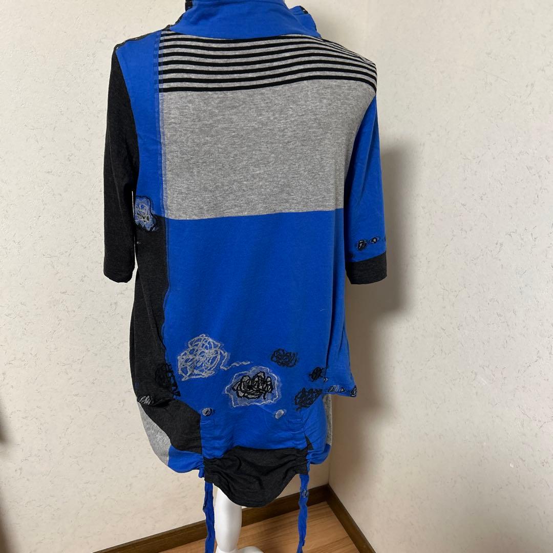 ５分袖チュニック　センソユニコ(慈雨)