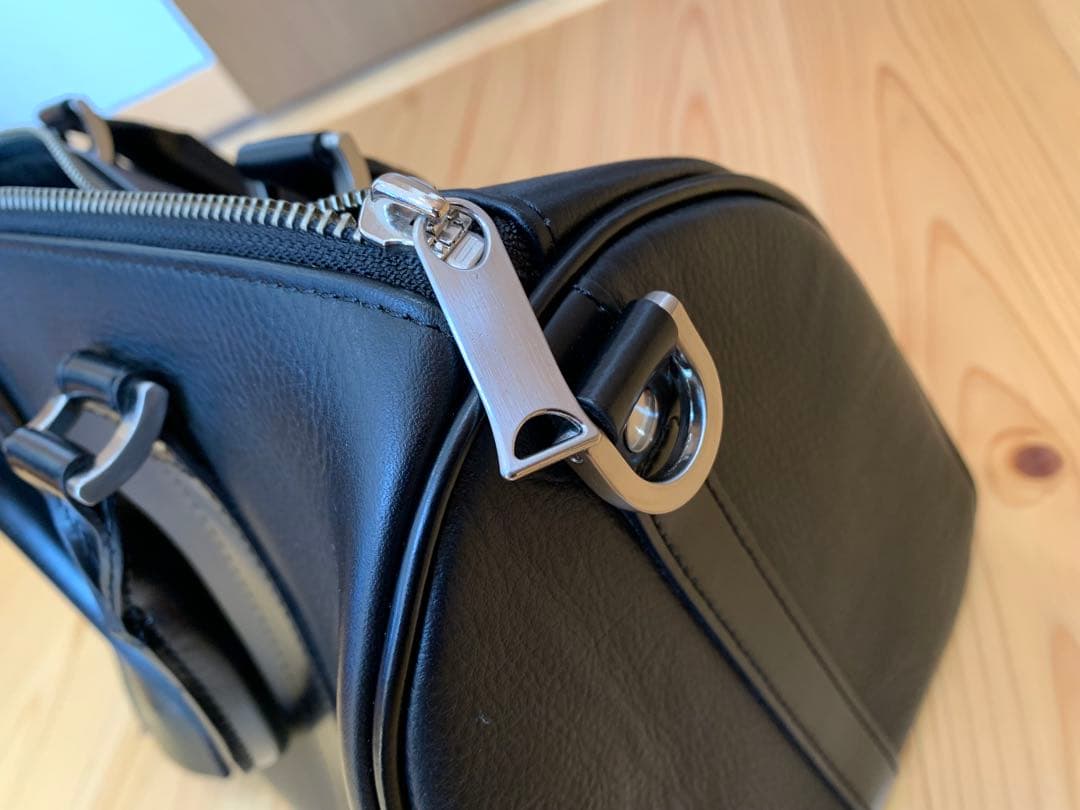 MBハイエンド レザーショルダーバッグ ミニボストン