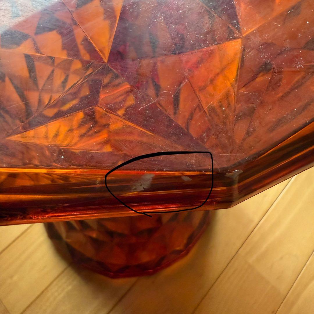 【正規品】Kartell カルテル　スツール　ストーン　レッド　ブラウン　セット