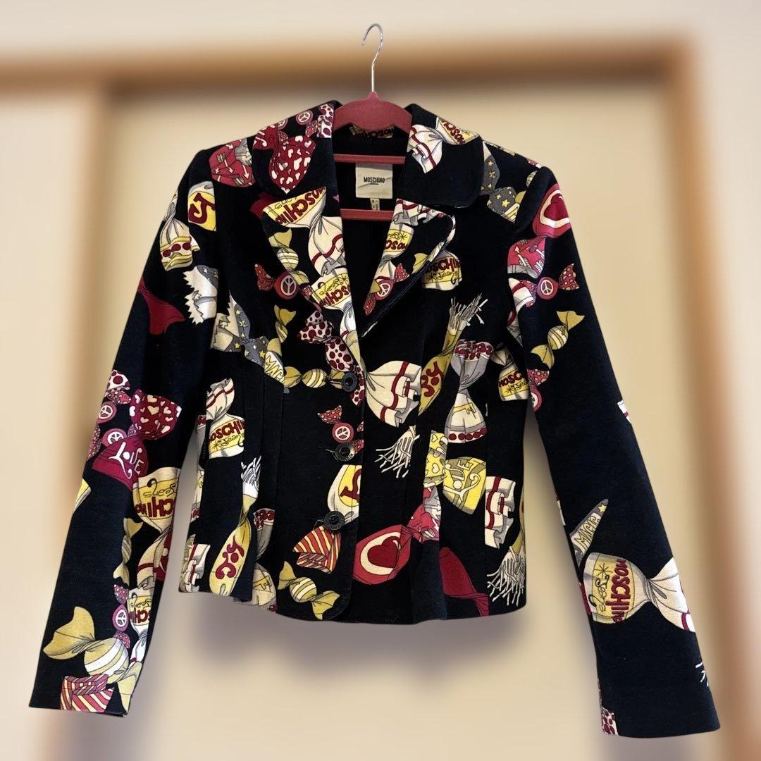 Moschino キャンディ柄 テーラードジャケット