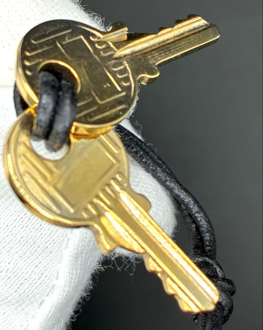 HERMESエルメス カデナ 127番 ゴールド 24Kメッキ 鍵付き 南京錠