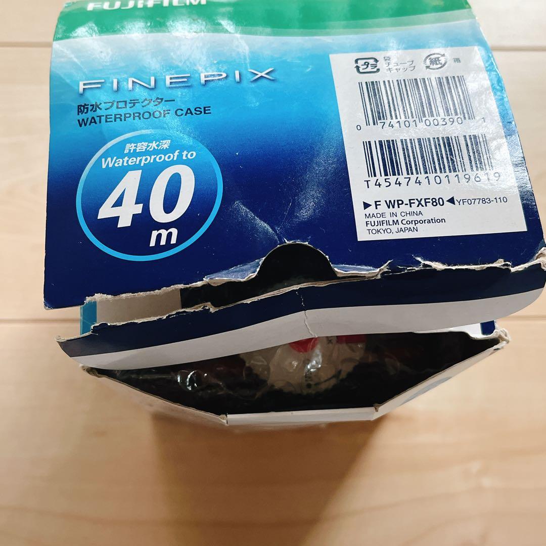 FUJIFILM F80EXR赤 コンパクトデジタルカメラ　防水プロテクター付き