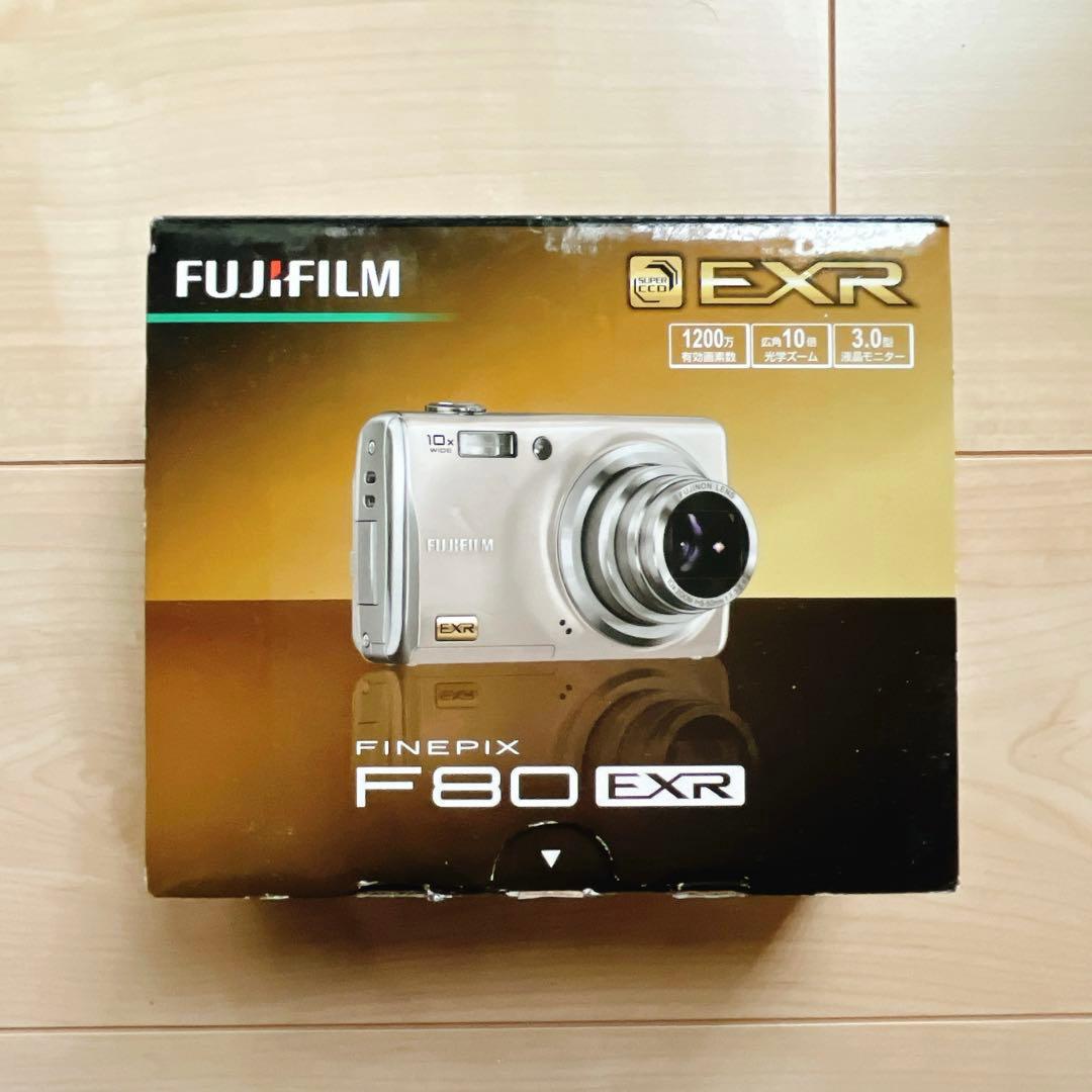 FUJIFILM F80EXR赤 コンパクトデジタルカメラ　防水プロテクター付き