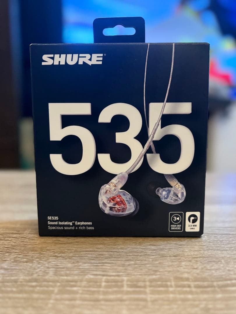 SHURE SE535 有線イヤホン クリア SE535-CL-A 2022