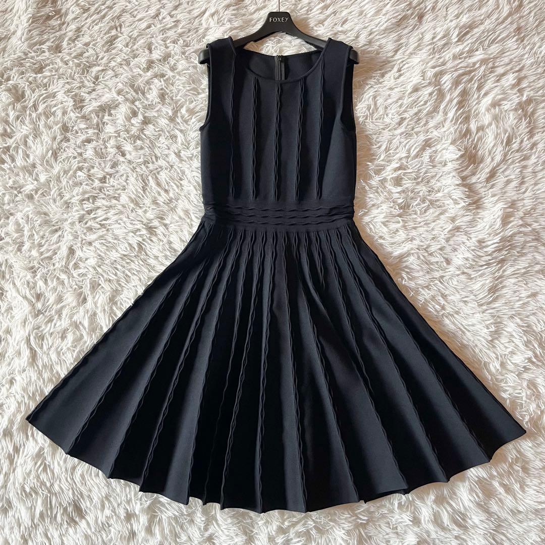 極美品✨ フォクシー Knit Dress サマーニット 定価9.5万円 近年