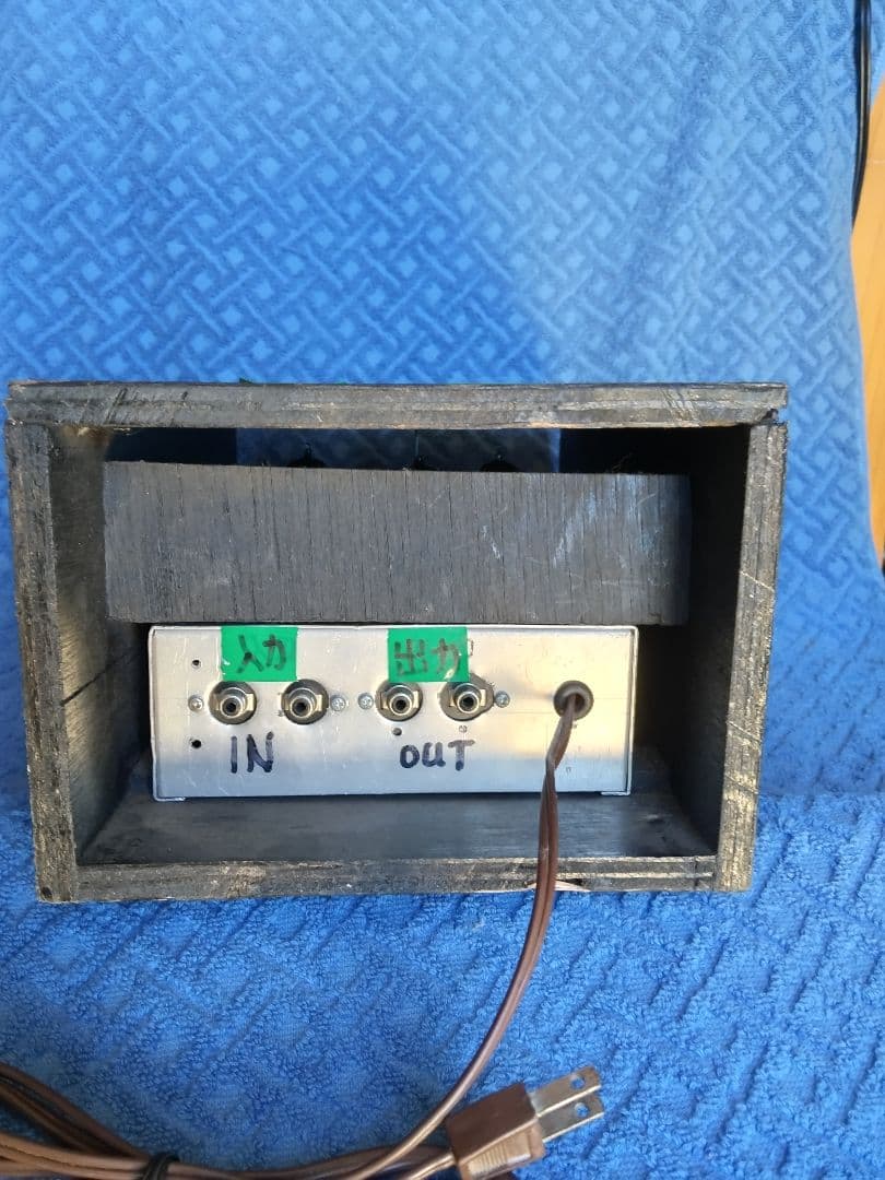 自作 マイク付き NF ステレオプリアンプ動作品の出品です。