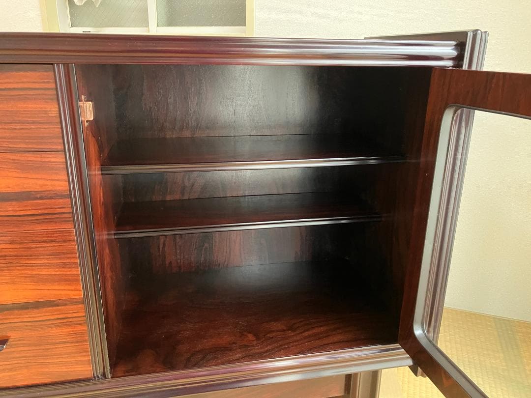 【最終出品】TAKEDOMI製！昭和レトロ　ローズウッド　サイドボード　希少品