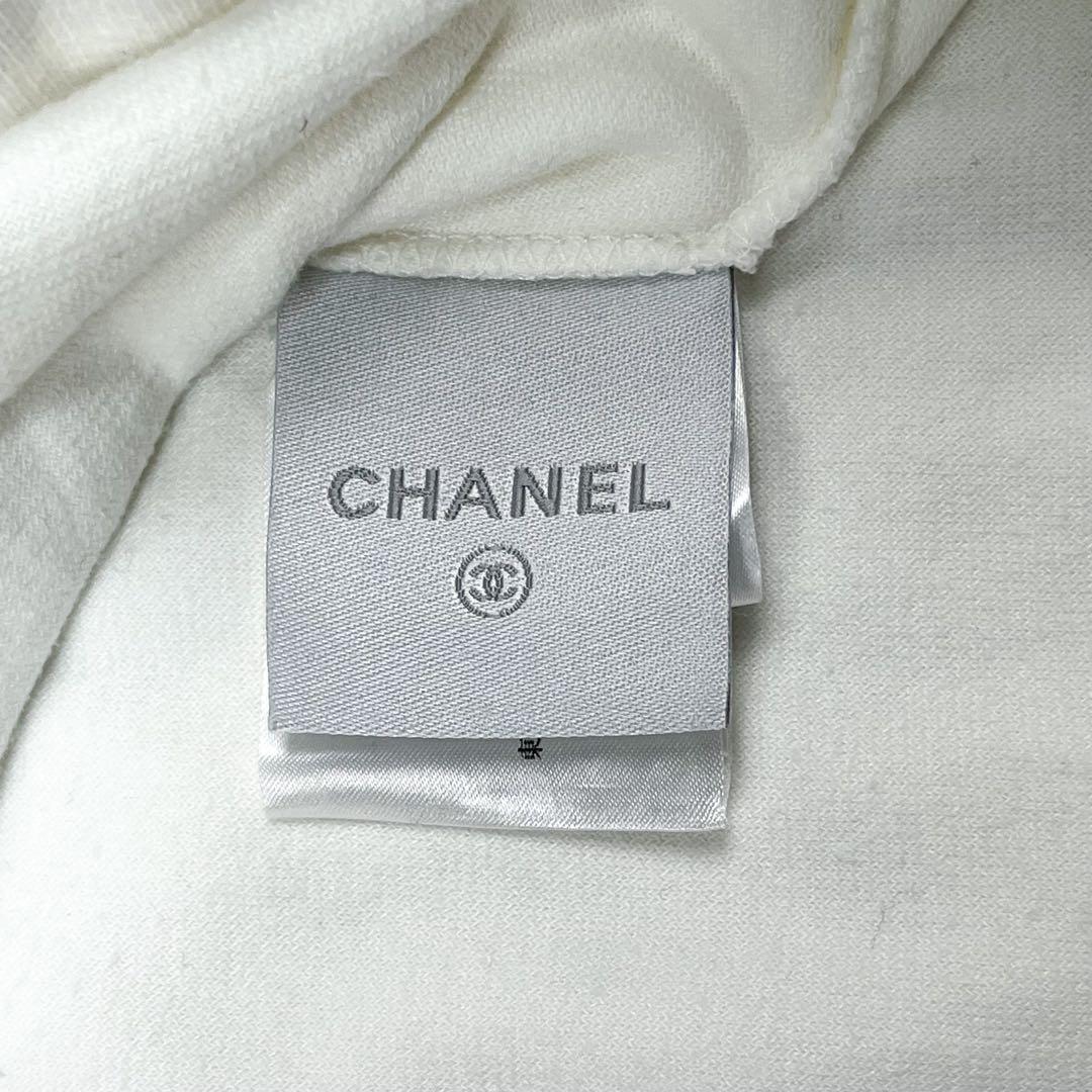 美品 シャネル スポーツライン パイル生地 パーカー ビッグココマーク 09C