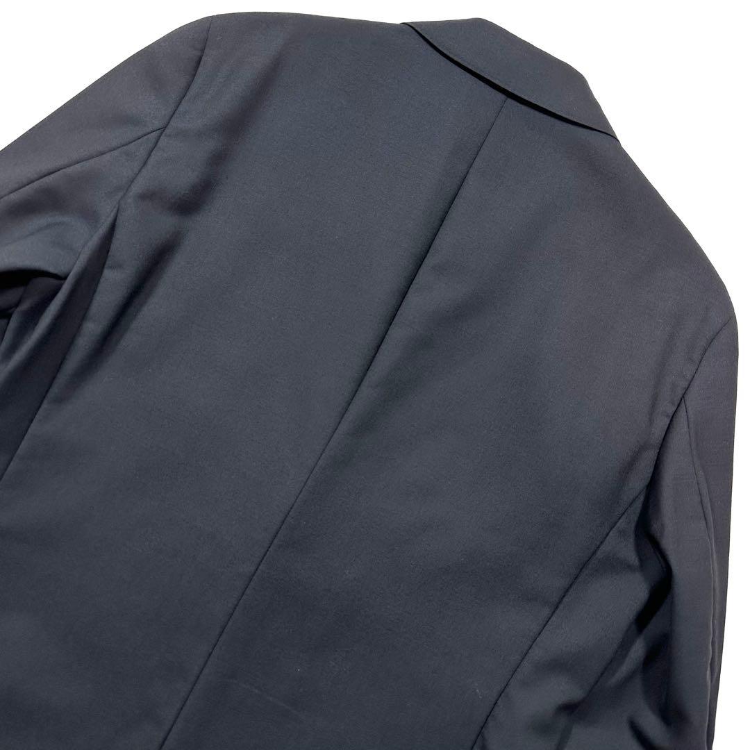 L相当23AW◎EDIFICE モヘヤミックス トロピカルウール 紺ブレザー48