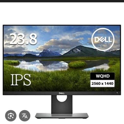 DELL 23.8インチ モニター2枚とデュアルモニターアームセット