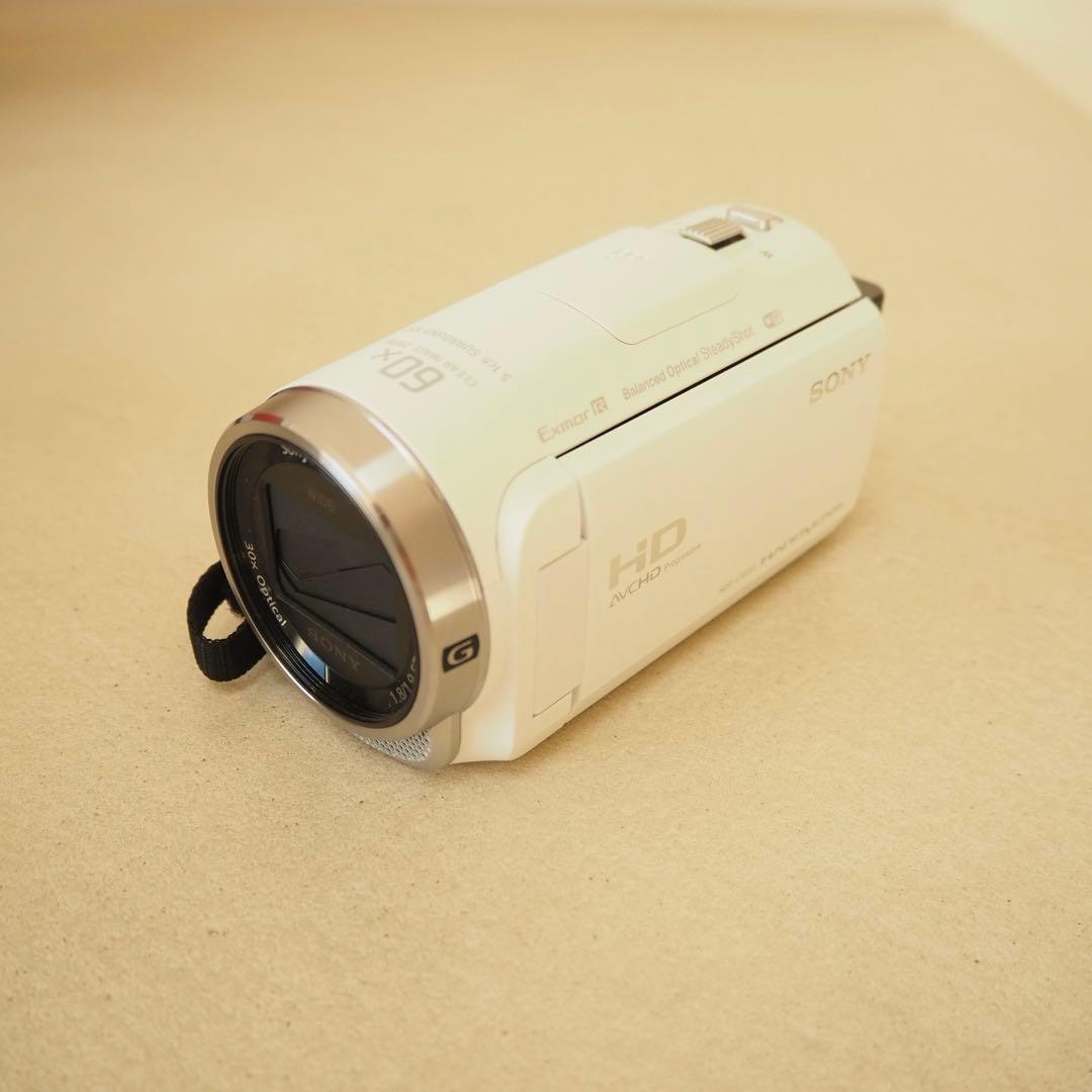 SONY HANDYCAM HDR-CX680 ビデオカメラ 2024年製 白色