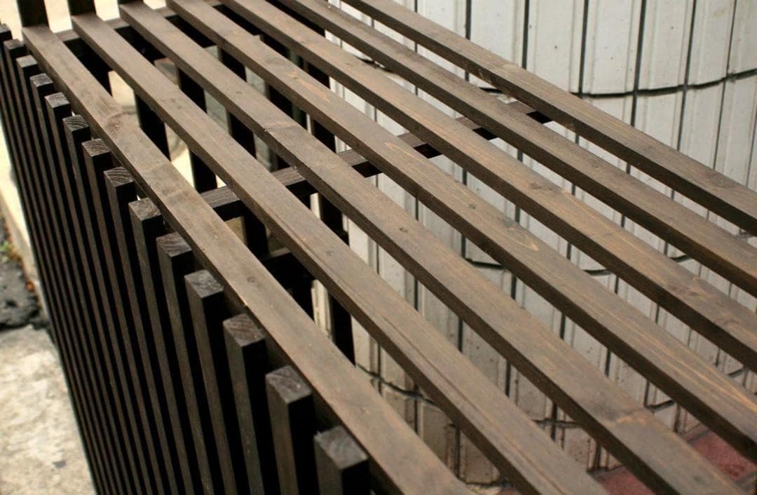 ガーデンガーデン エアコン室外機カバー ダークブラウン MAC-875LIGHT