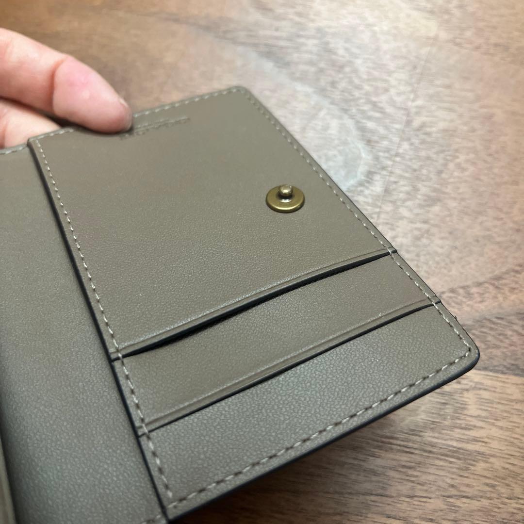 coach ブラウンレザー 名刺入れ　cs003