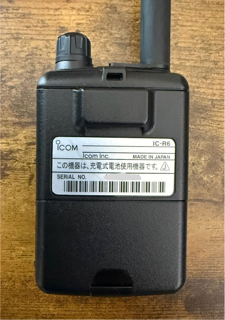 ICOM IC-R6 広帯域ハンディレシーバー（YH値下げです）
