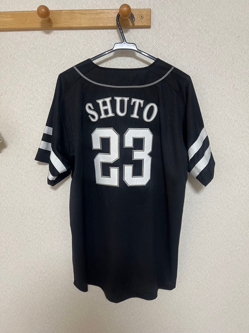 ソフトバンクホークス　ビジターユニフォーム 周東右京ユニフォーム