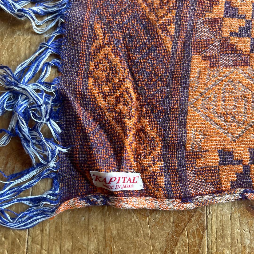 kapital ユニオンジャック　ジャガード　マフラー　ストール