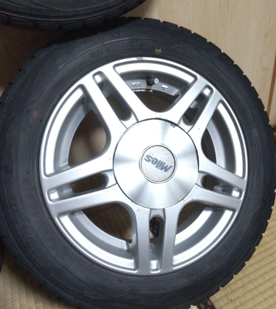 アルミホイール付きスタッドレスタイヤ 155×65R13