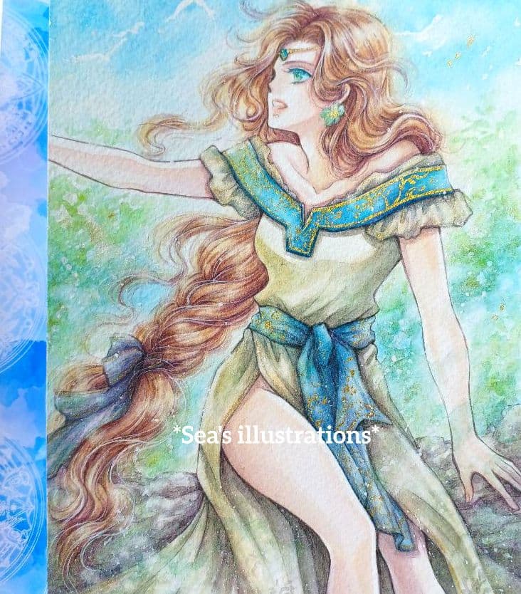 ◇春の女神◇手描きイラスト