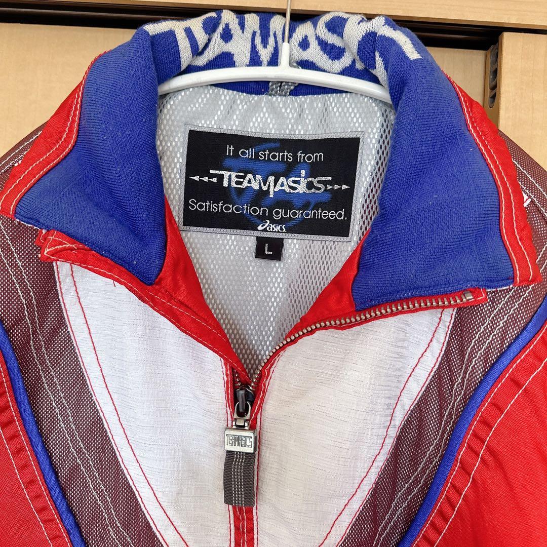 【チームアシックス】レトロ スキーウェア セットアップ (L) メンズ