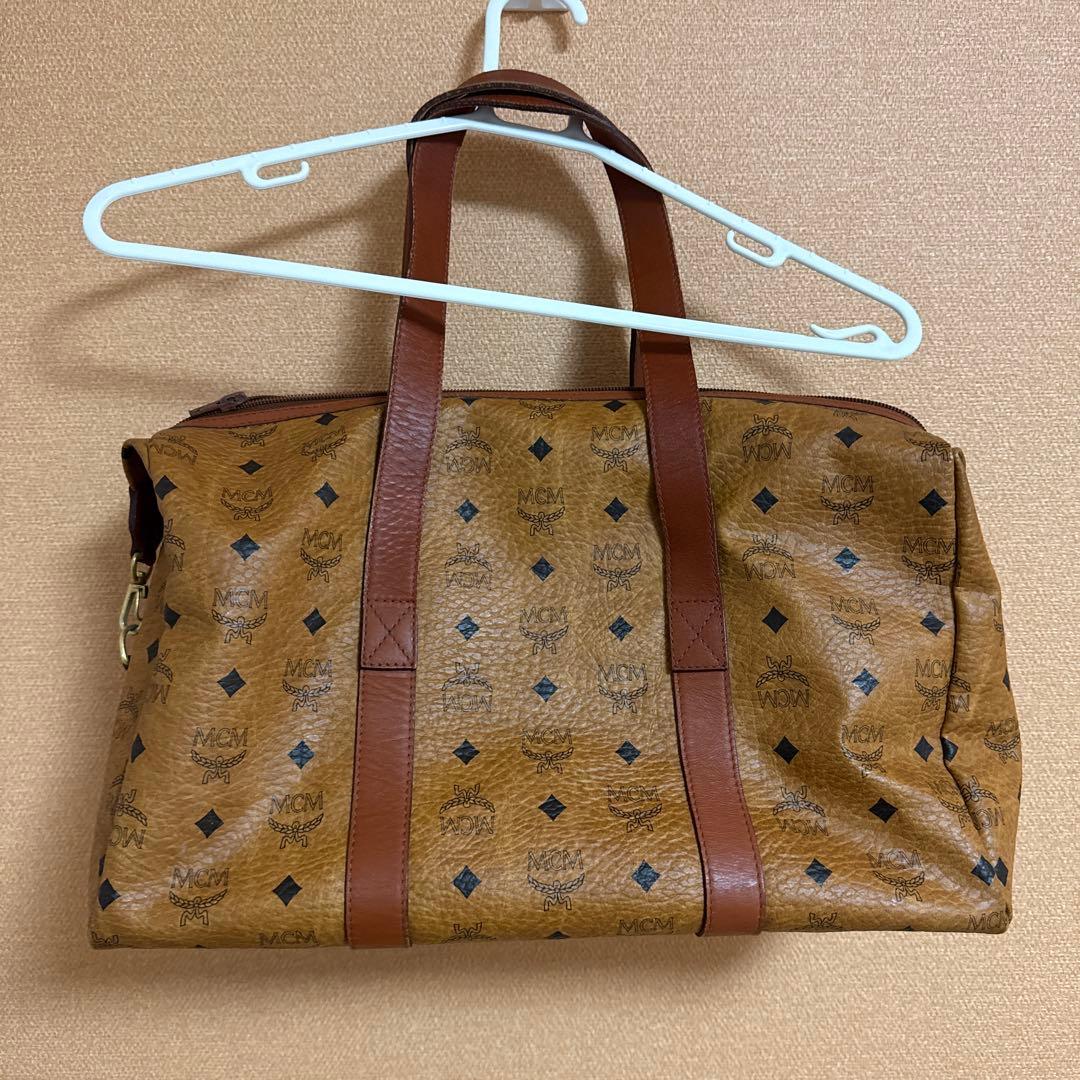 MCM ボストンバッグ ブラウン