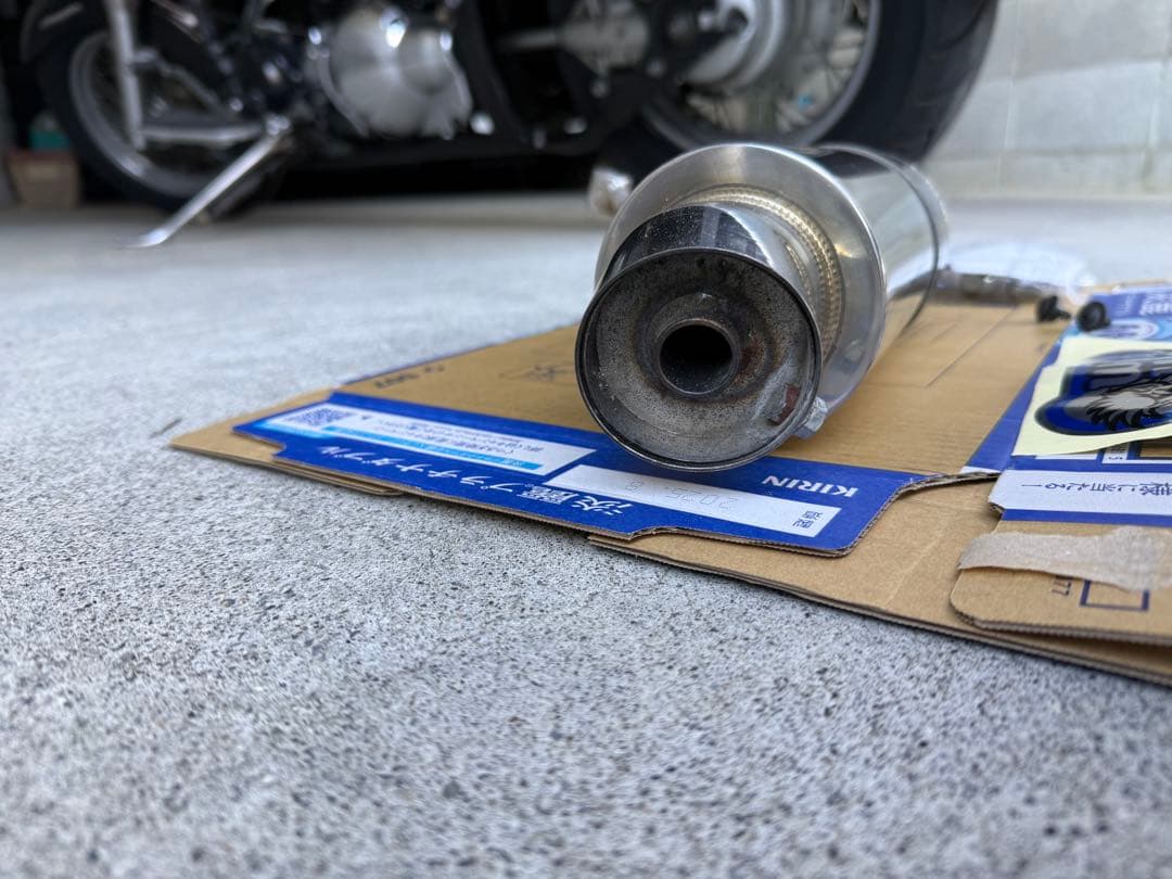 Wirus Win ステンレス マフラー 約50mm