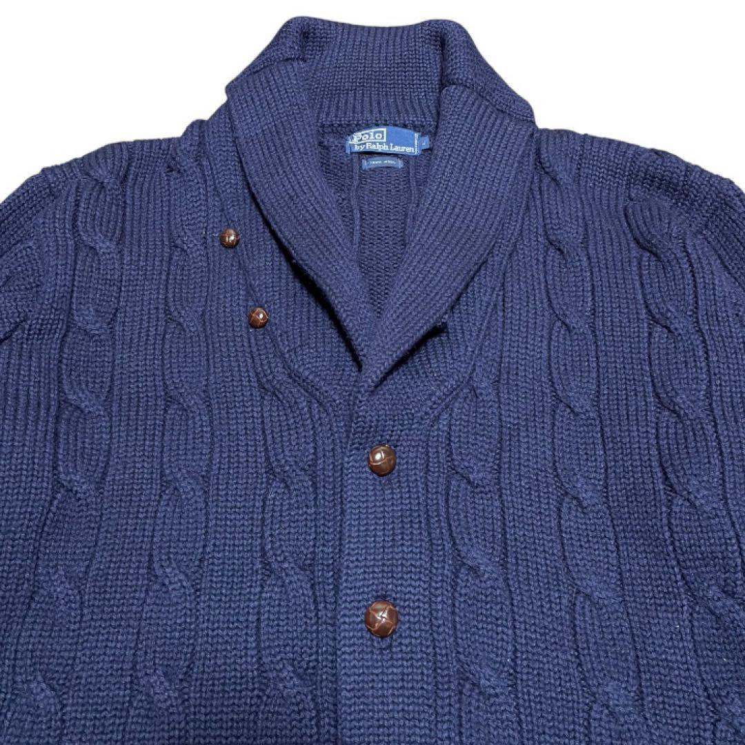 Polo By Ralph Lauren90s/ケーブルニット/ウール100%
