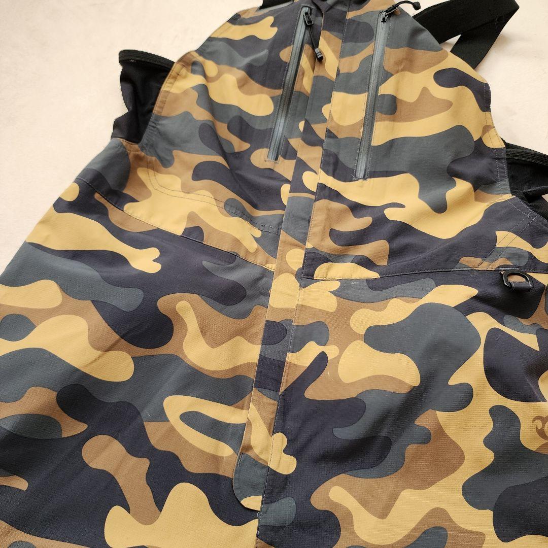 ■P.RHYTHM■スノーボード・スキーウェア ビブパンツ 迷彩