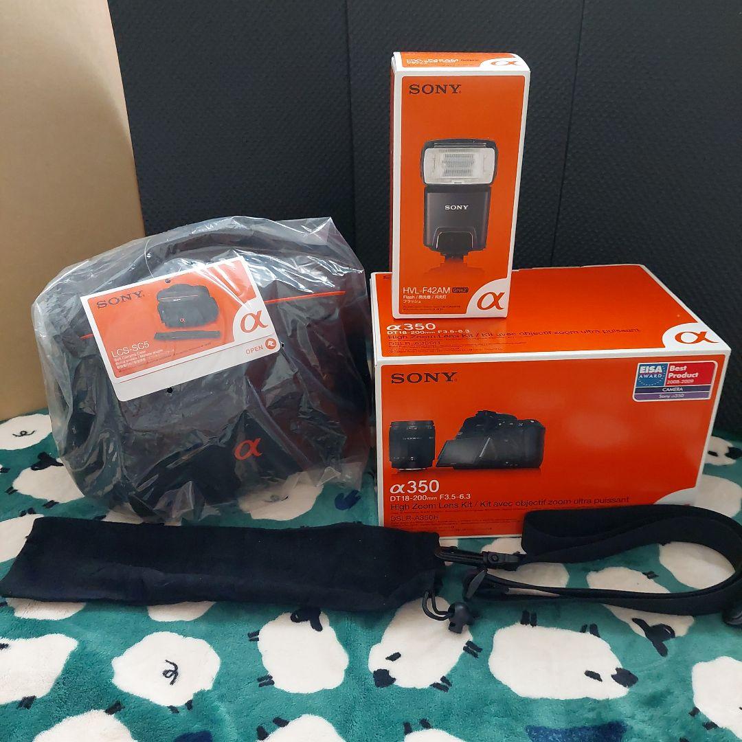 未使用 SONY デジタル一眼レフカメラ フラッシュ ケース 一式セット