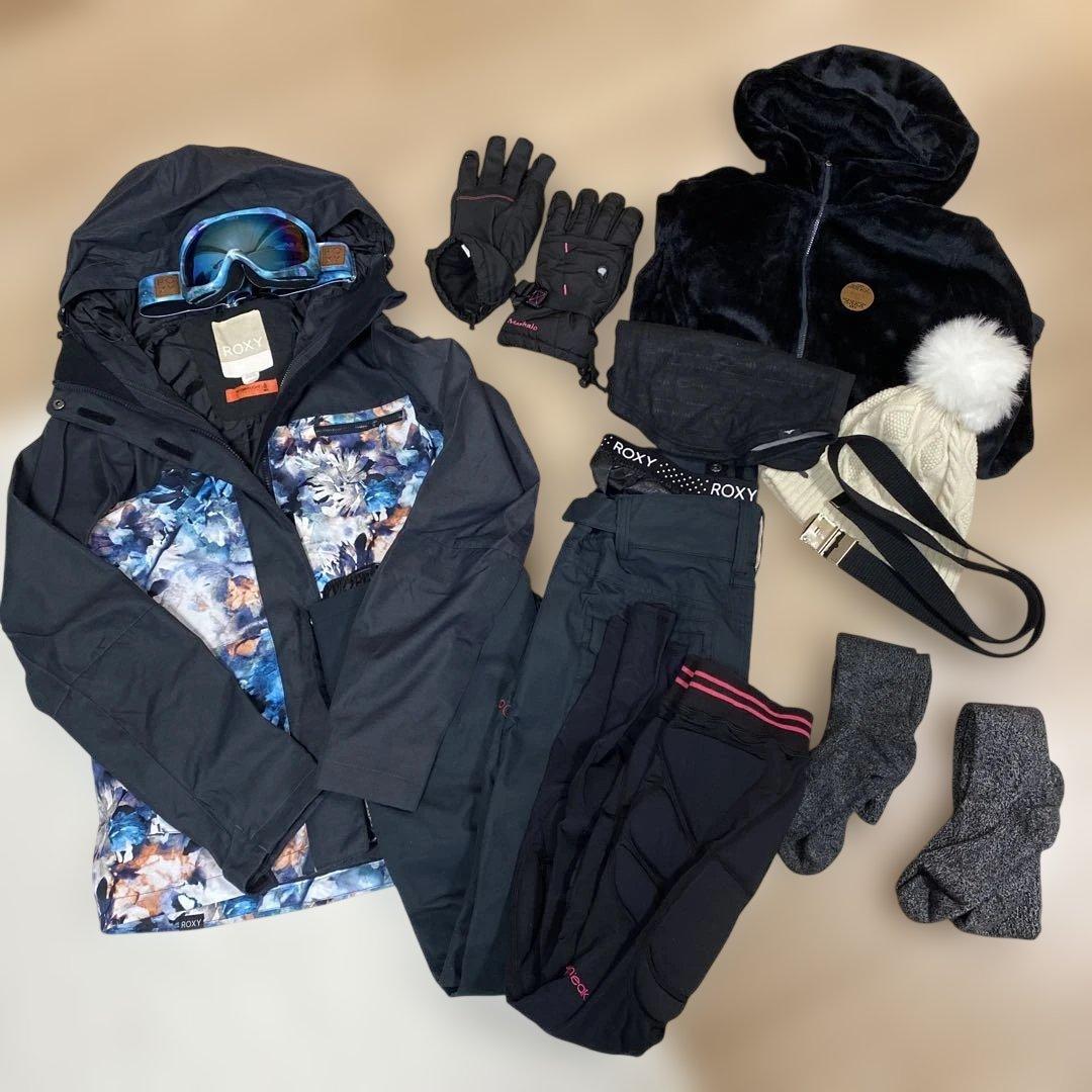 ROXY スノーボードウェア　11点セット