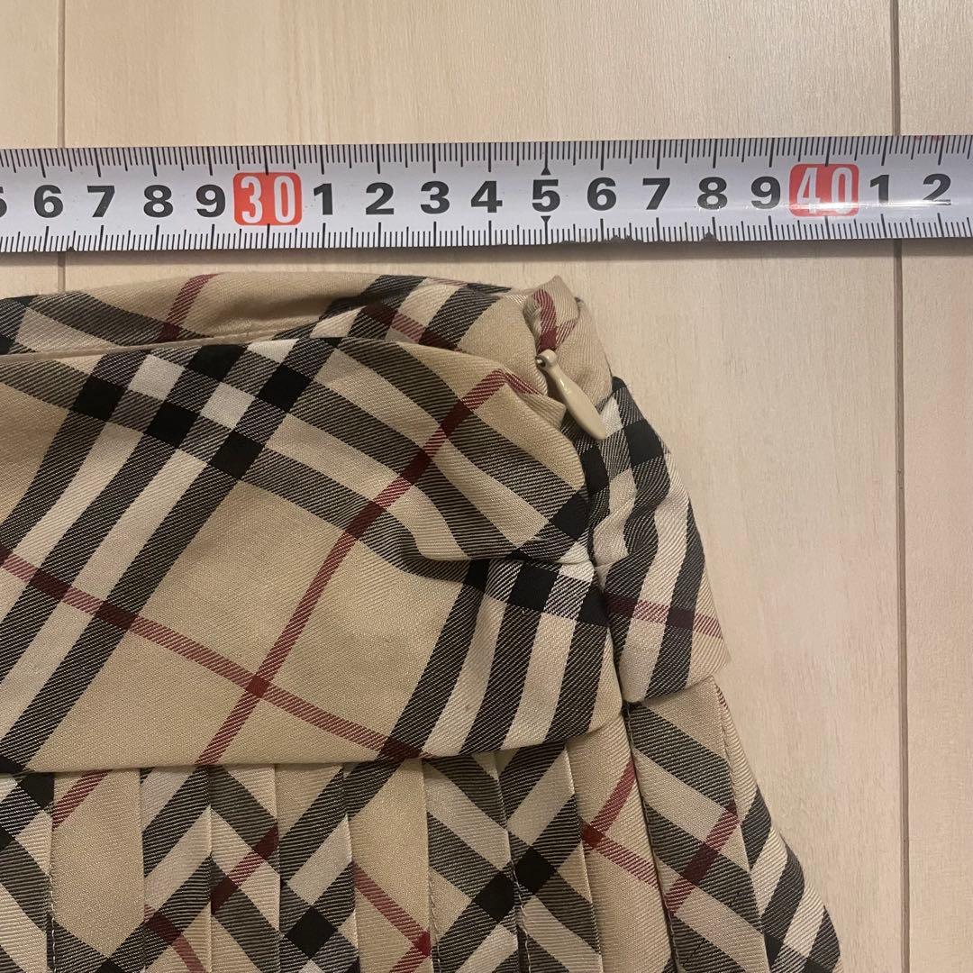 Burberry バーバリーブルーレーベル プリーツミニスカート サイズ38