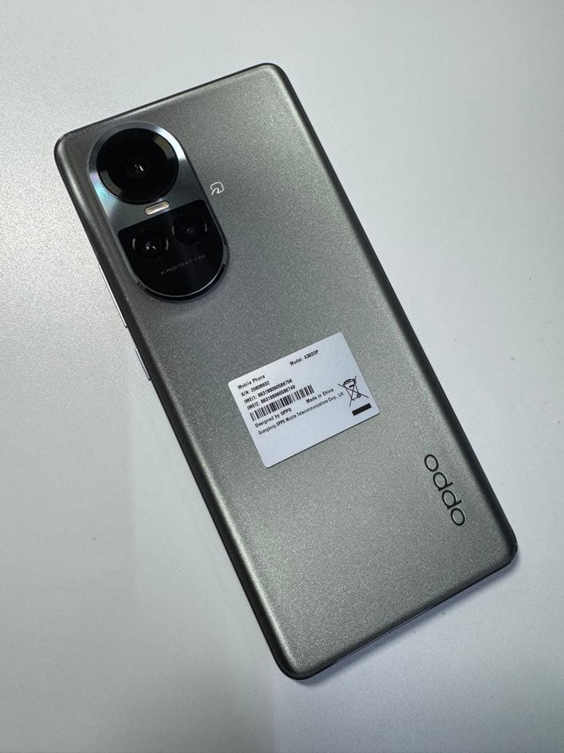 OPPO Reno10 Pro 5G 使用品　グレー系SIMフリー
