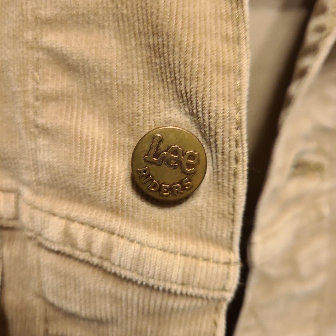 Lee Riders サイズＬ　ベージュ コーデュロイジャケット(伸縮性あり)